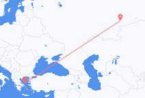 Flights from Chelyabinsk, Russia to Skyros, Greece