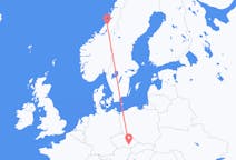 Flights from Namsos, Norway to Brno, Czechia