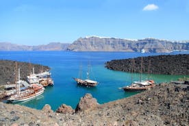Excursão ao vulcão de Santorini