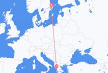 Flights from Preveza, Greece to Stockholm, Sweden