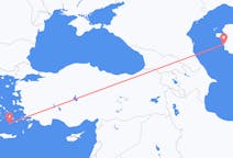 Flyreiser fra Aktau, Kasakhstan til Santorini, Hellas