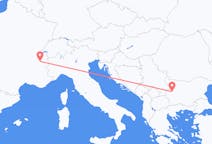 出发地 法国从尚贝里目的地 保加利亚苏菲亚的航班