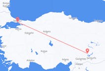 出发地 土耳其从 阿德亚曼目的地 土耳其伊斯坦布尔的航班