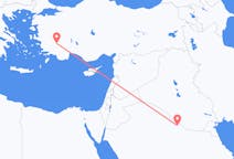 Flights from Rafha, Saudi Arabia to Denizli, Turkey