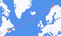 Flights from Saint John to Tromsø