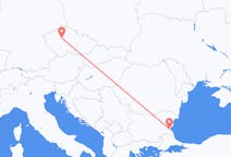 Flights from Burgas in Bulgaria to Prague in Czechia