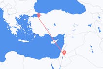 Loty z miasta Amman do miasta Bursa