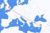 Flights from Adana in Turkey to London in England