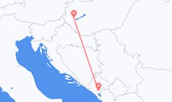 Vuelos de Hévíz, Hungría a Podgorica, Montenegro