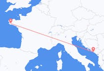出发地 法国坎佩尔目的地 克罗地亚杜布罗夫尼克的航班