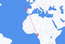 Flyg från Libreville, Gabon till Porto, Portugal