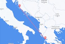 Flyg från Preveza, Grekland till Zadar, Kroatien