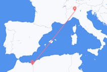 Flights from Oujda in Morocco to Milan in Italy