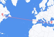 Flyreiser fra Saguenay, til Antalya