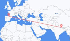 Flyrejser fra Bharatpur, Nepal til Vitoria, Spanien