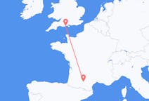 Flyreiser fra Bournemouth, England til Toulouse, Frankrike