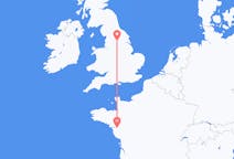 Flyreiser fra Leeds, England til Nantes, Frankrike