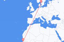 Flyrejser fra Bissau til Göteborg