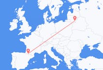 Flyreiser fra Vilnius, til Lourdes