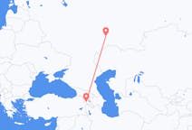 Flyg från Jerevan, Armenien till Samara, Ryssland