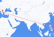 Flyreiser fra Virac, Catanduanes, Filippinene til Thessaloniki, Hellas