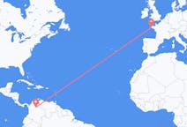 Flights from Bucaramanga, Colombia to Quimper, France