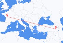 Flyreiser fra Van, Tyrkia til Poitiers, Frankrike