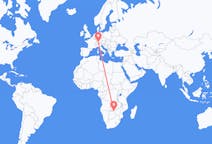 Flyreiser fra Victoria Falls, Zimbabwe til Friedrichshafen, Tyskland