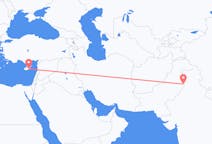 Flyreiser fra Lahore, til Larnaka