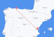 Flyrejser fra Valencia til Santiago del Monte
