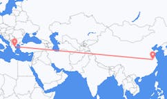 Flyreiser fra Nanjing, Kina til Volos, Hellas
