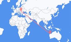 Flyrejser fra Karratha, Australien til Oradea, Rumænien