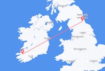 Fly fra County Kerry til Durham, England