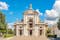 View at the Basilica of Santa Maria degli Angeli near Assisi in Italy.