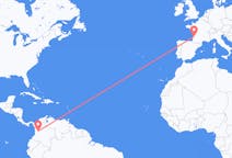 Flyrejser fra Pereira, Colombia til Bordeaux, Frankrig