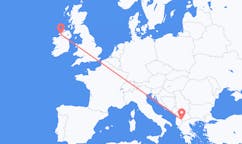 Flights from Donegal, Ireland to Ohrid, Republic of North Macedonia
