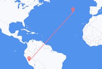 Flights from Jauja, Peru to Terceira Island, Portugal