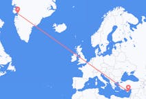 Flyrejser fra Ilulissat til Larnaca