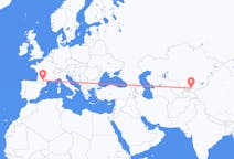 Flyg från Andizjan, Uzbekistan till Toulouse, Frankrike