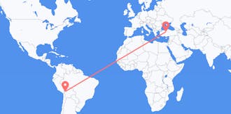 Flights from Bolivia to Turkey
