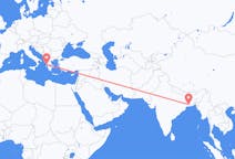 出发地 印度出发地 加尔各答目的地 希腊普雷韋扎的航班
