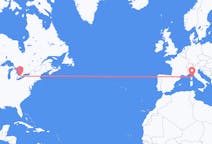 Flüge von London, Kanada nach Bastia, Frankreich