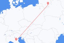 Flights from Bologna to Vilnius
