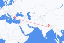 Flyreiser fra Patna, India til Izmir, Tyrkia
