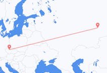 Flyg från Yekaterinburg, Ryssland till Prag, Tjeckien
