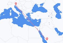 Flights from Al Bahah, Saudi Arabia to Trieste, Italy