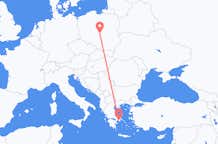 Flyreiser fra Lodz, Polen til Athen, Hellas