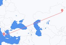 Flyg från Nur-Sultan, Kazakstan till Kalamata, Grekland