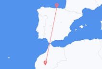 Vluchten van Ouarzazate naar Santander