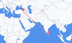 Loty z Weerawila na Sri Lance do Bingöla w Turcji